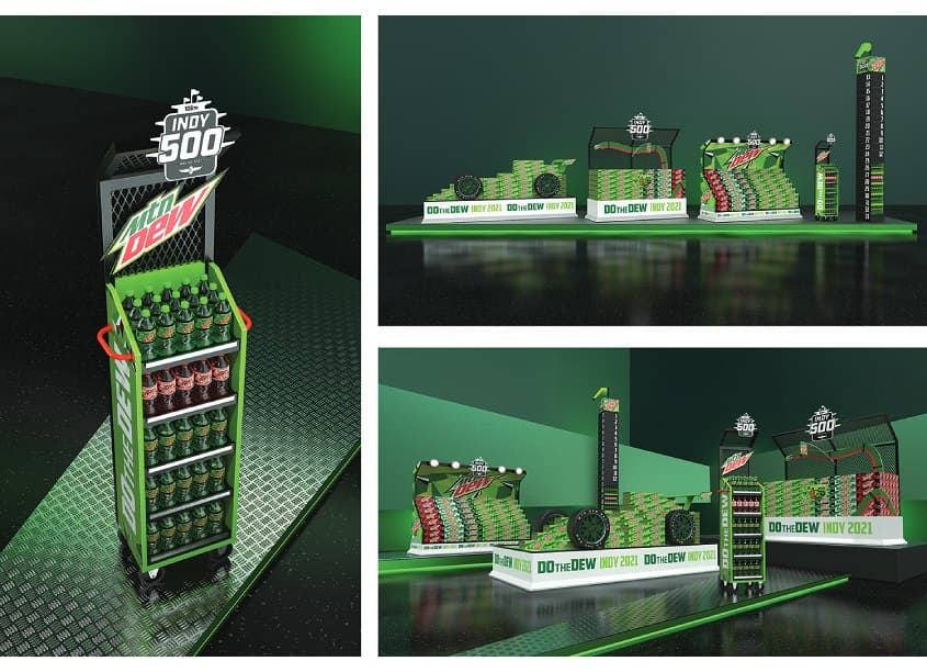 MTN DEW INDY 500 Display