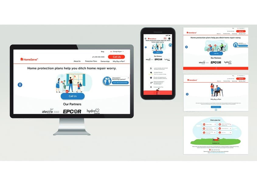 HomeServe Canada Website