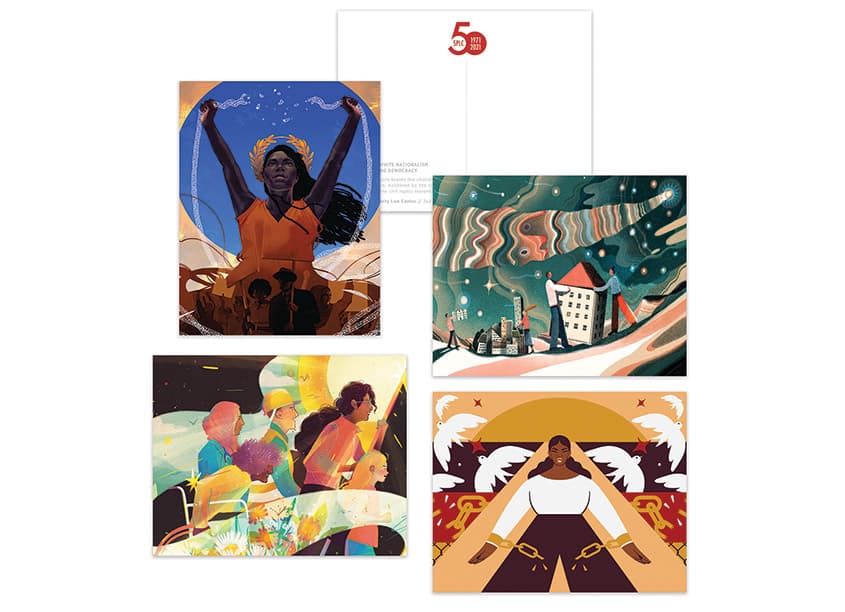 SPLC 50th Anniversary Postcards