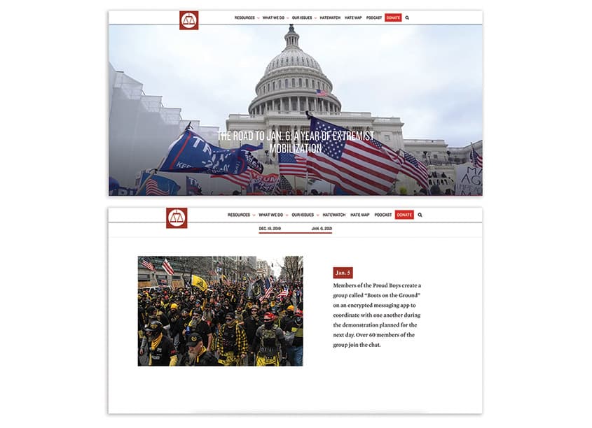 The Road To January 6 Digital Timeline