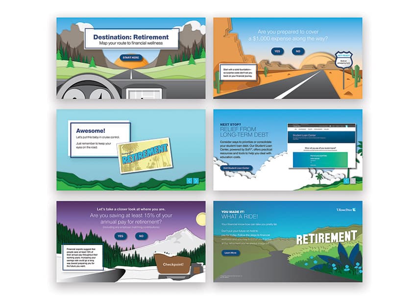Destination Retirement Interactive Experience