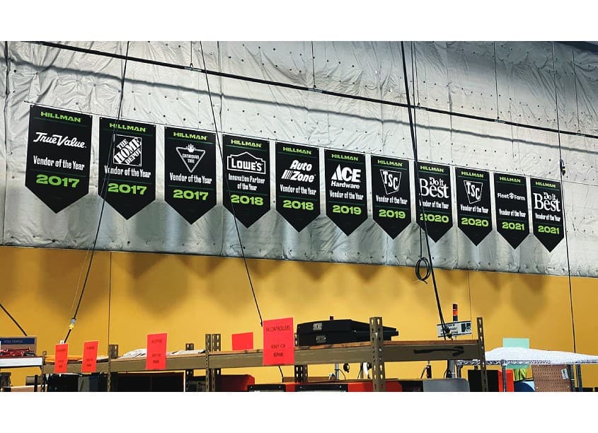 Hillman Vendor of the Year Banners
