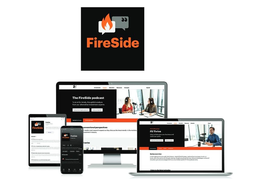 FireSide Podcast Branding