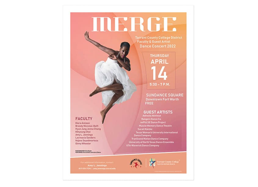 Merge 2022 Dance Concert Poster