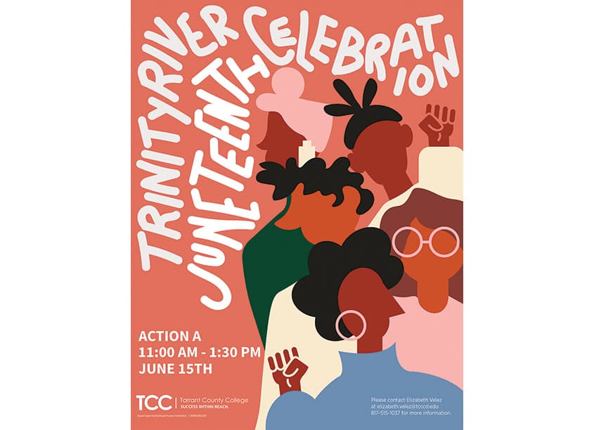 Trinity River Juneteenth Celebration Poster