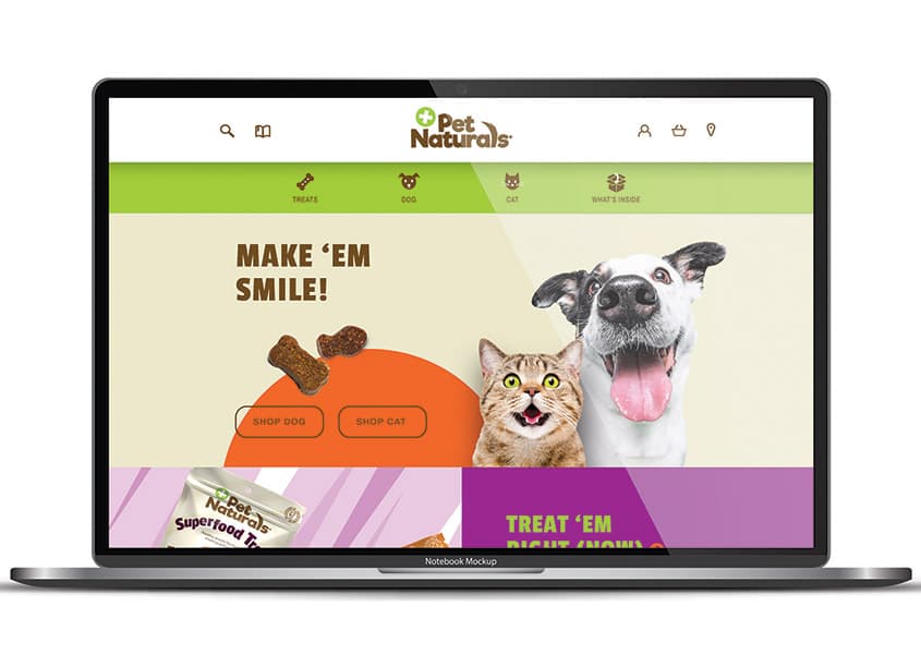 Pet Naturals Website Relaunch