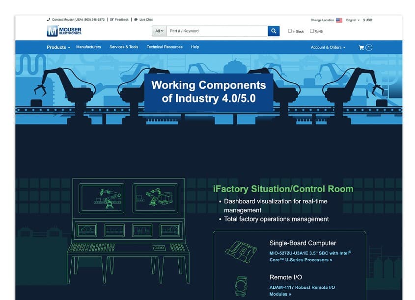 Advantech Working Components of Industry Infographic