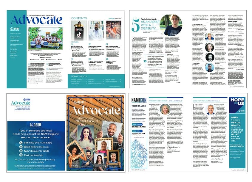 NAMI Advocate Magazine Redesign