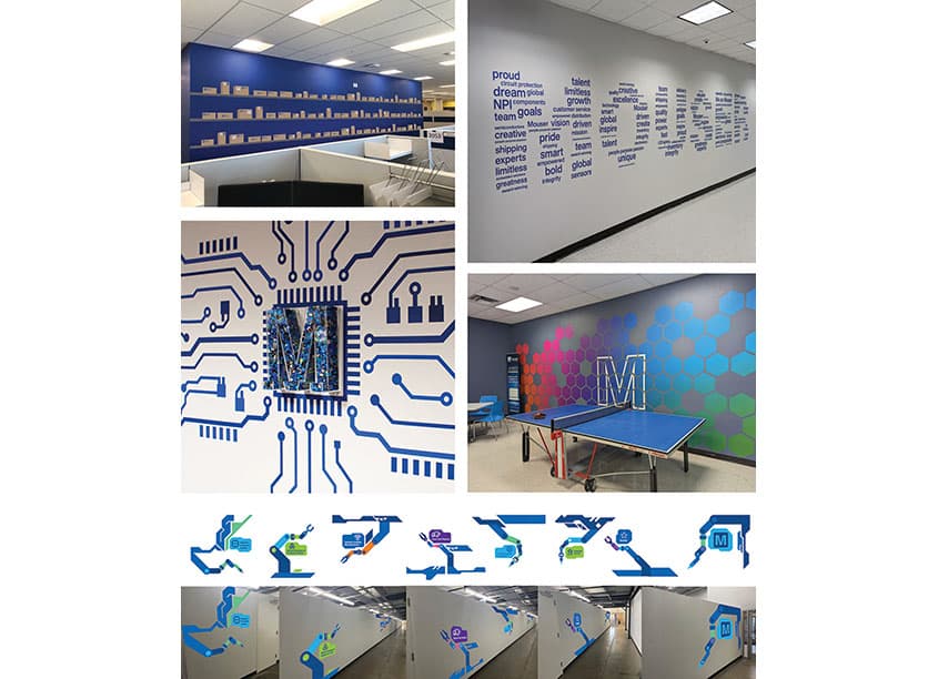 Mouser Electronics Office Graphics