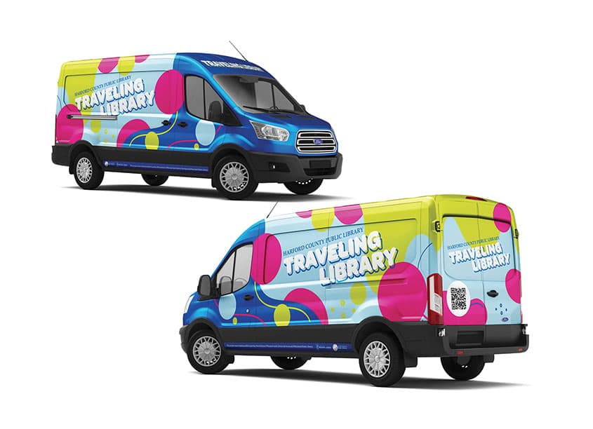 Traveling Library Outreach Vehicle Graphics