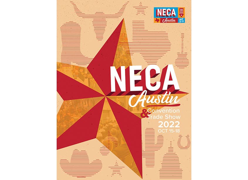 NECA 2022 Austin Convention Poster