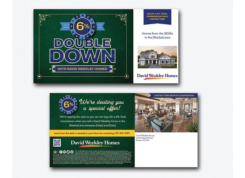 Double Down Postcard