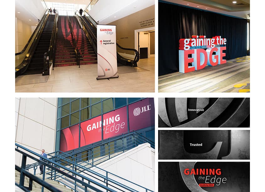 Gaining The Edge Event Graphics