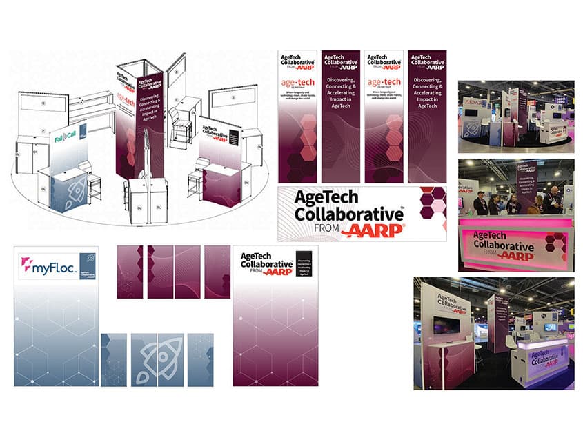 HTLH Booth with AgeTech Collaborative