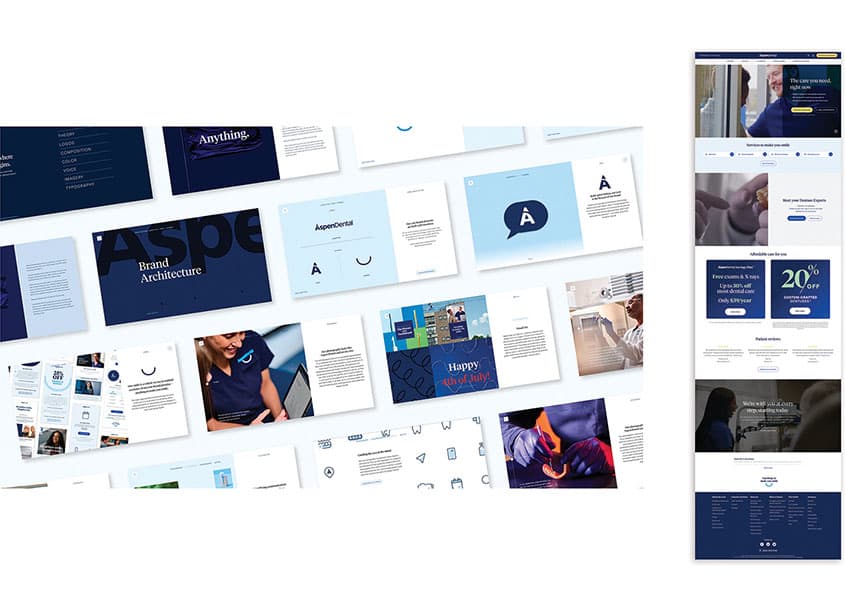 Aspen Dental Homepage Redesign