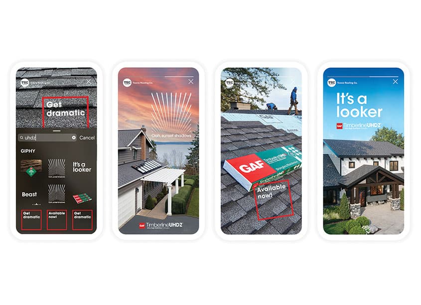GAF UHDZ Instagram Stories Sticker