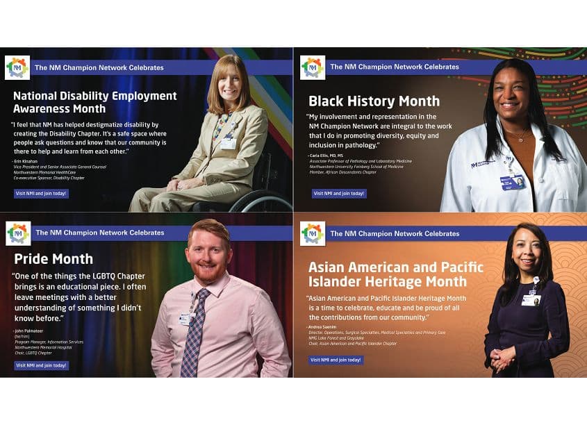 Northwestern Medicine DEI Awareness Campaign
