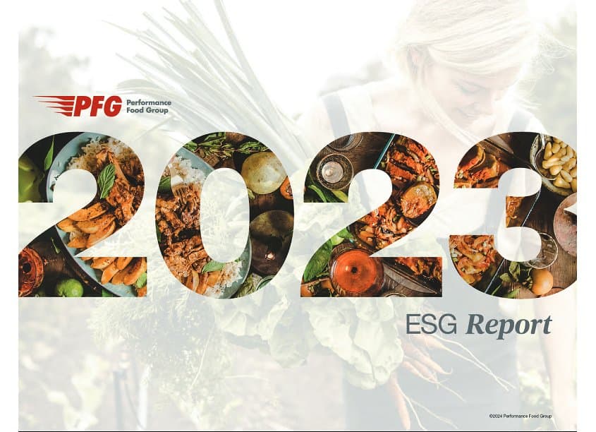 Performance Food Group ESG Report 2023 Senior