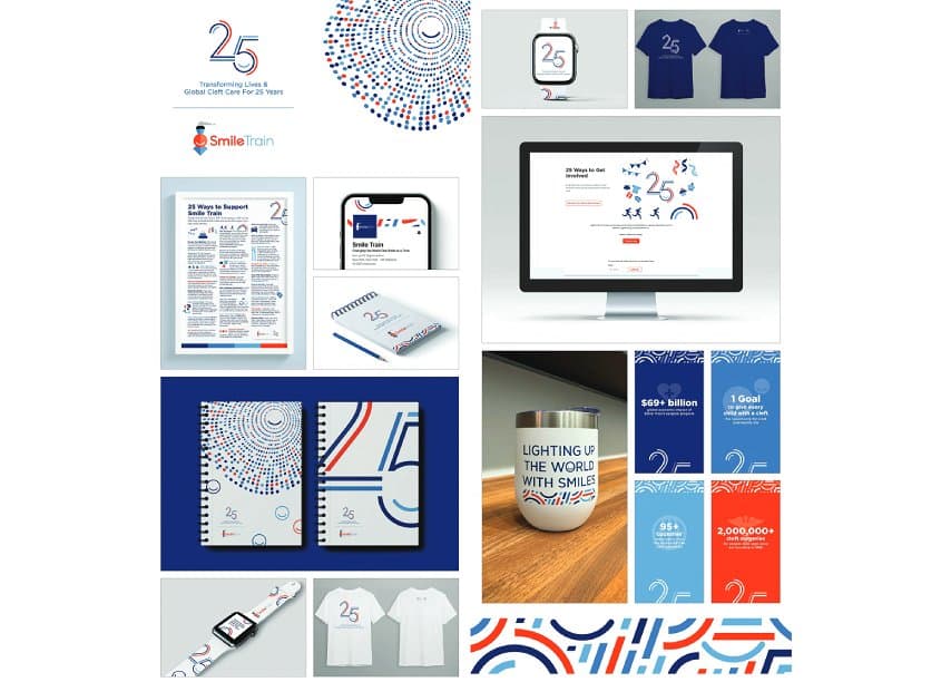 Smile Train's 25th Anniversary Branding Global