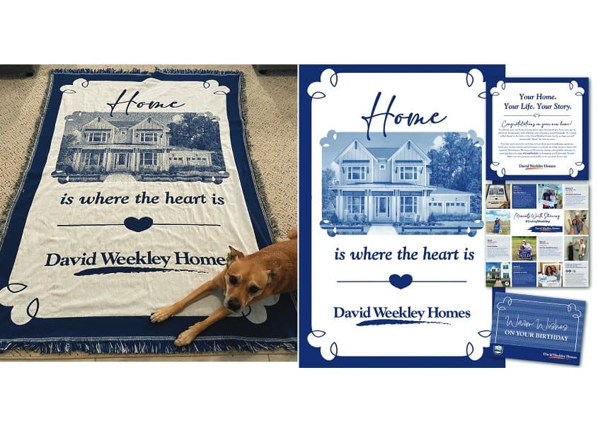 Homeowner Closing and Welcome Home Package: Blanket and Cards