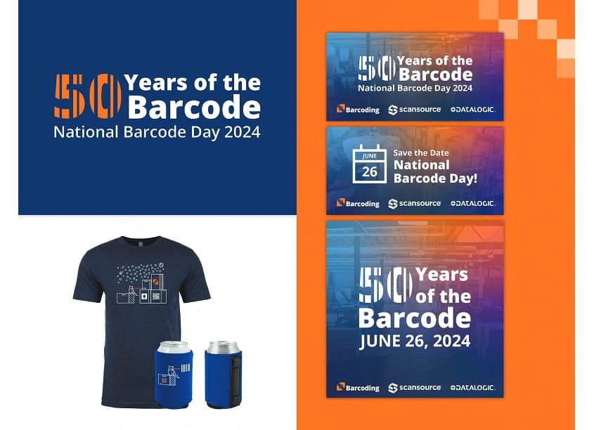 National Barcode Day - 50th Celebration Logo Design
