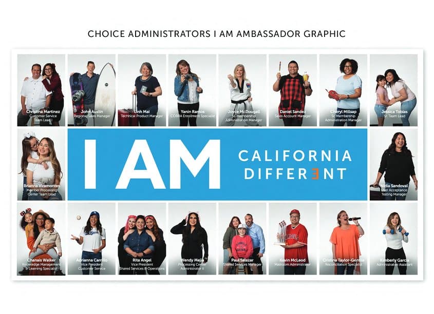 I Am California Different' Ambassador Graphic