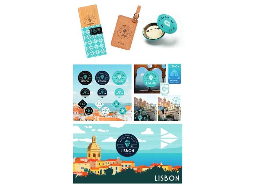 Cribl Presidents Club - Lisbon Branding