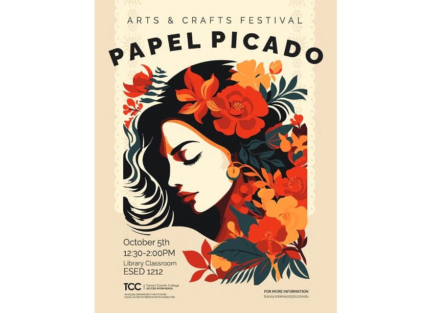 Papel Picado Arts & Crafts Festival Poster
