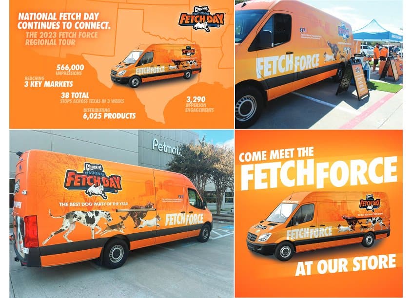 National Fetch Day Fetch Force Van