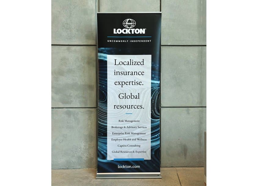 Lockton Sales Retractable Banner