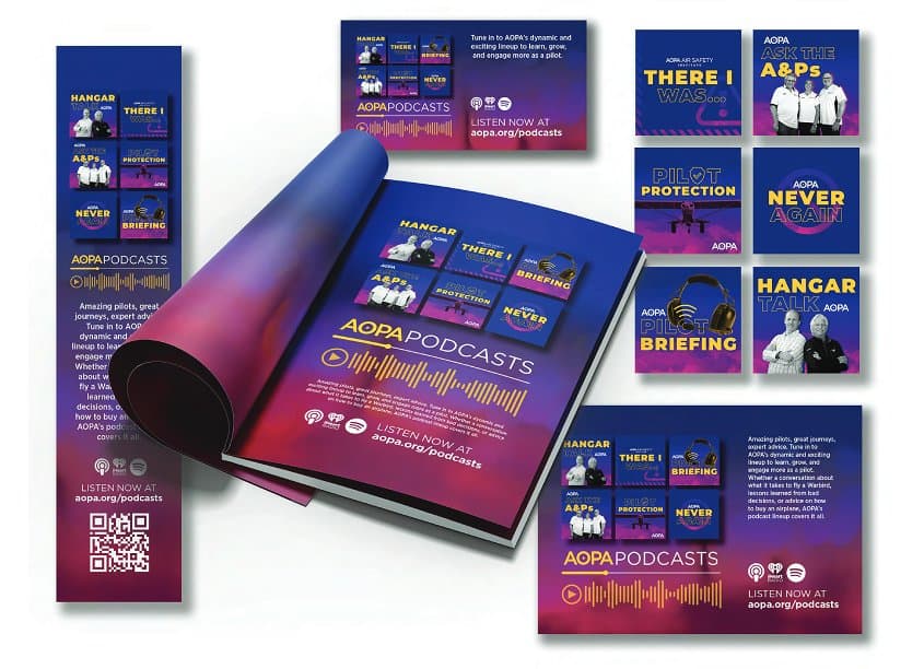 AOPA Podcast Branding