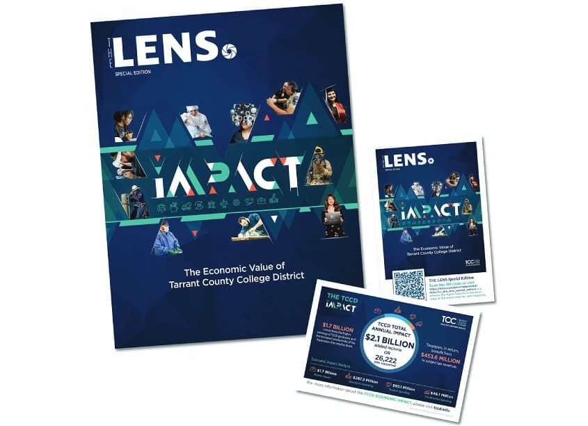 TCC Lens Special Edition 'Impact' Magazine Cover Design