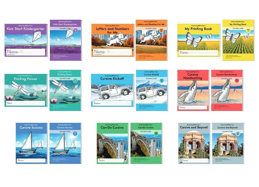 Handwriting Without Tears 2025 Student Editions and Teacher's Guides