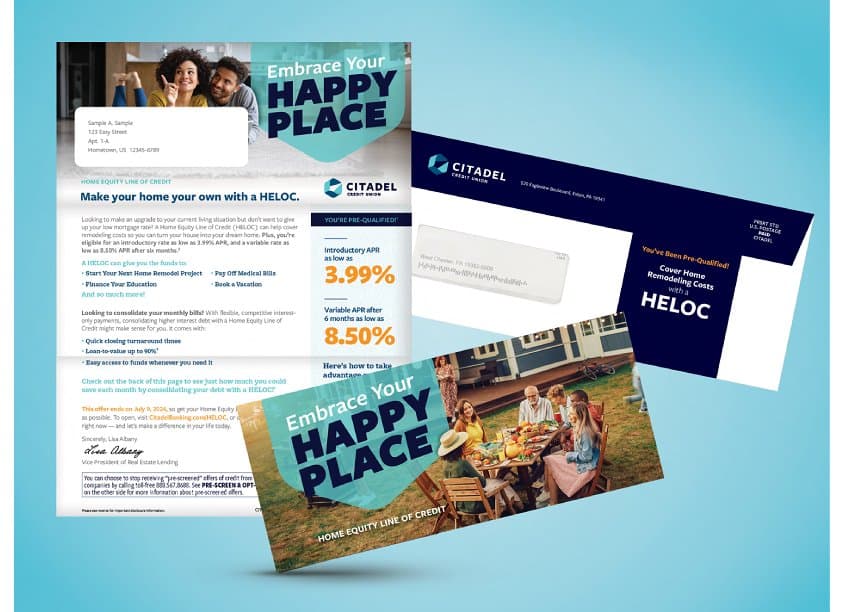 Embrace Your Happy Place Direct Mail
