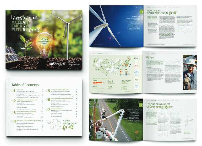Avangrid Sustainability Report - Investing In A Clean Energy Future For All
