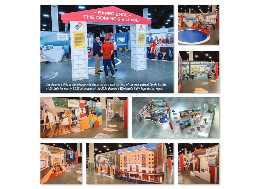 The Domino's Village Experience At The 2024 Domino's Worldwide Rally Expo for the St. Jude Research Hospital