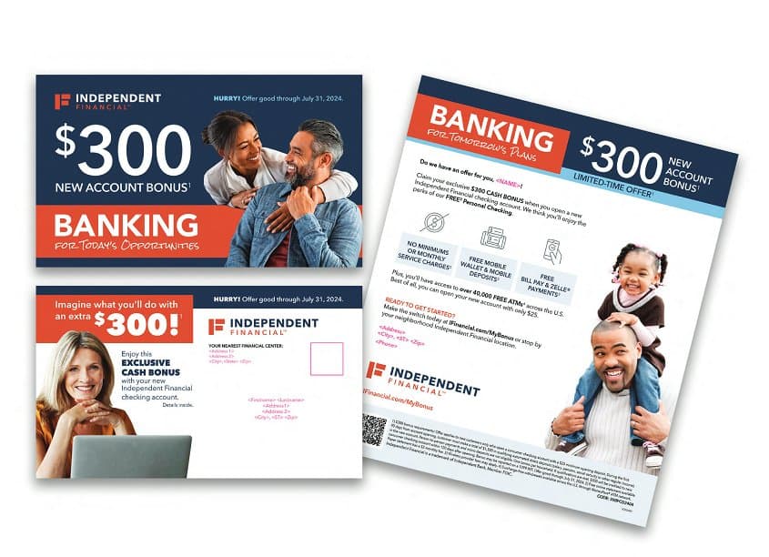 Independent Financial Consumer Direct Mail Campaign