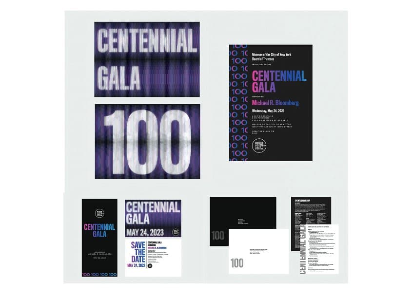 MCNY Centennial Gala Invite Suite