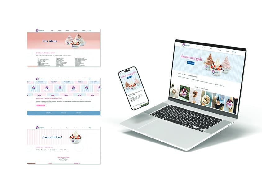 Tasti D-Lite Website Design