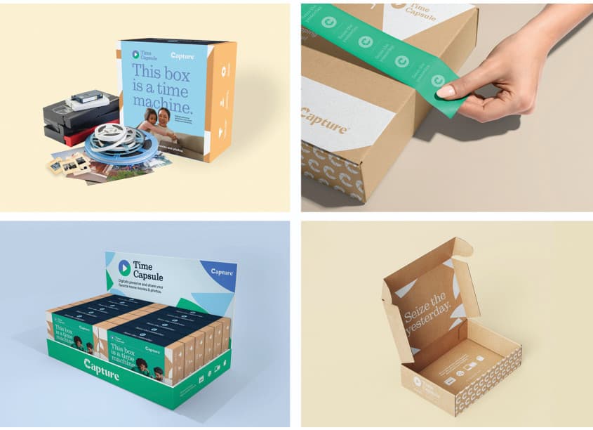 Capture Time Capsule Package Design