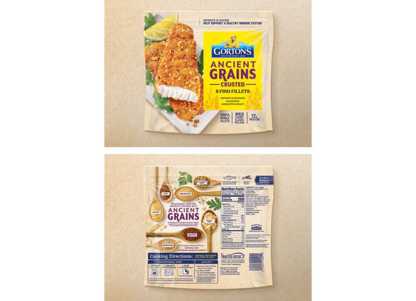 Gorton’s Ancient Grains Packaging Design