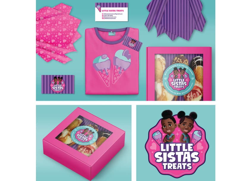 Little Sistas Packaging Brand Identity