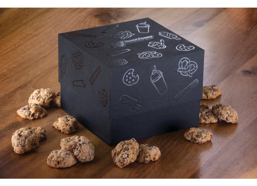Luxurious Raw Board Cookie Box