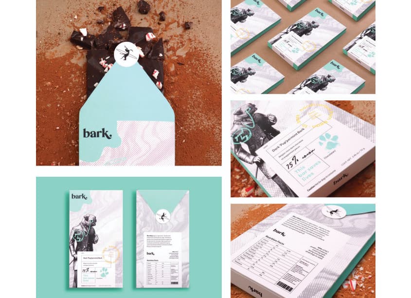 Bark. Chocolate Bar