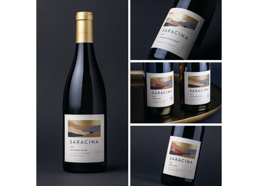 Saracina Vineyards Label Redesign