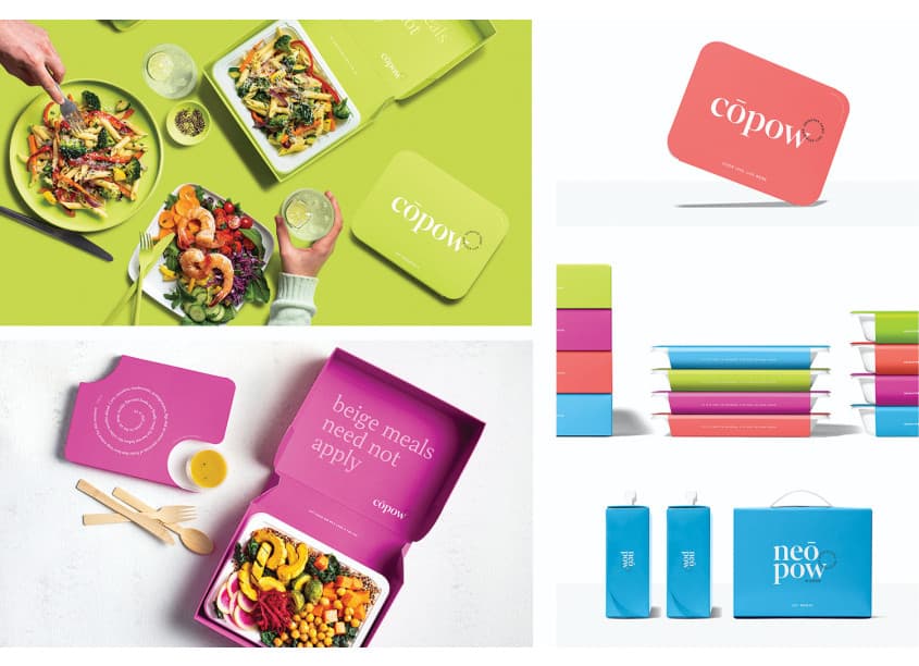 Copow Meal Delivery Branding and Packaging