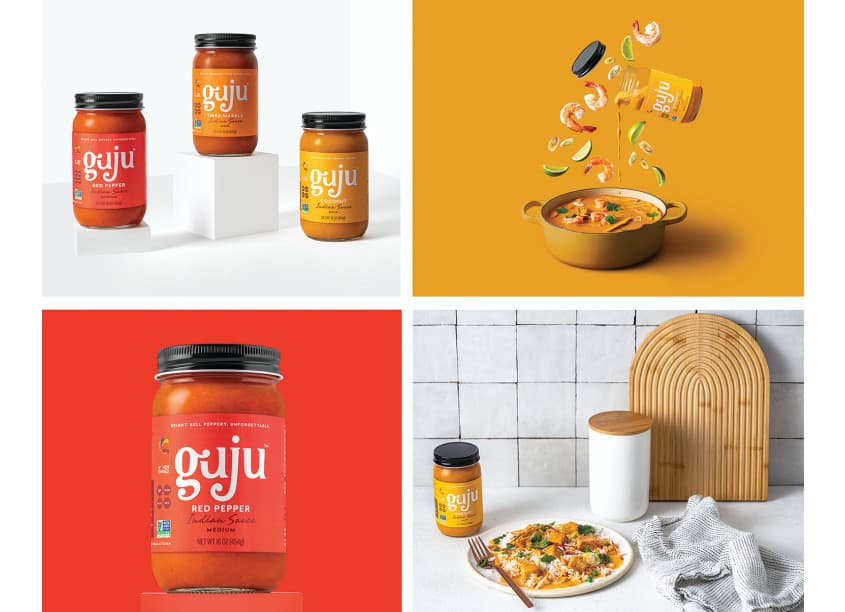 Guju Indian Sauce Branding and Packaging