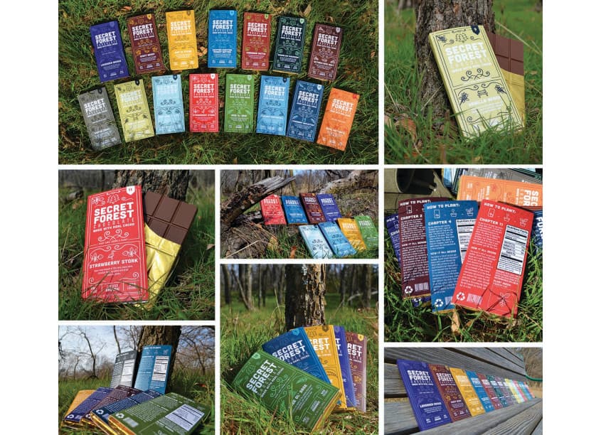 Secret Forest Chocolate Packaging