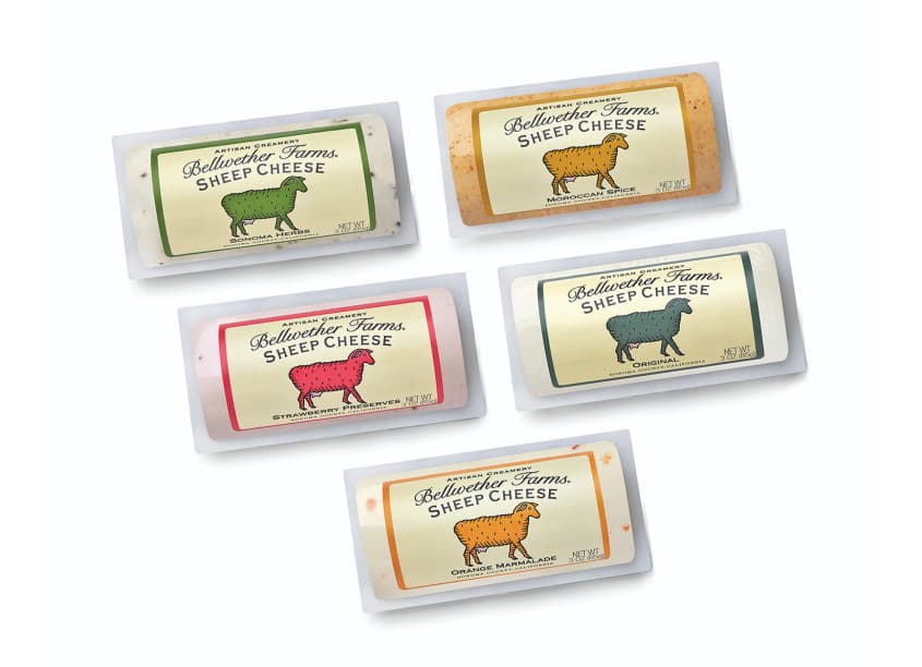 Bellwether Farms Sheep Cheese Logs Packaging