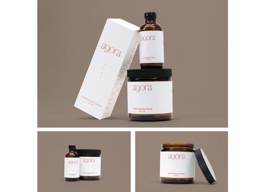 Agora Skincare Package Design
